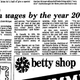 Screenshot from a July 2, 1981 article in the Medicine Hat News about the gender pay gap disappearing in Canada by 2017 (Newspaperarchive.com)